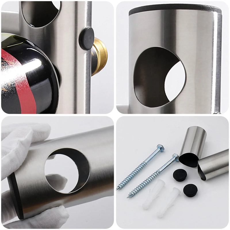 Suporte de Vinho Com Design Criativo